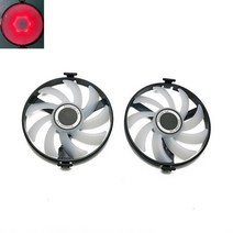 SSH AMD 그래픽카드 메인보드 노트북 FDC10U12S9 C 쿨러 팬 교체 XFX AMD Radeon RX 470 480 RX580 RX480 RX470 EDITION Cri, [03] 2PCS  RED