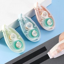 이쁜 귀여운 간편한 포스트잇 한지 색깔 양면 다이어리 꾸미기 접착제 풀 테이프, 핑크