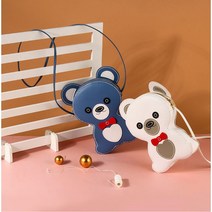 가죽공예 DIY 키트 리본곰돌이 가방 만들기 조카선물 반제품 손바느질 집콕취미, [IC06_02] 리본곰돌이_화이트 DIY