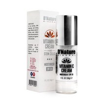 레티놀크림 비타민C 레티날 피부장벽크림 DNature 미네랄 비타민 C 페이스 모이스처라이저 SPF 20 시어 버터 키위 추출물 호호바 오일 아보카도 비건 성분이 페이셜, 단일수량