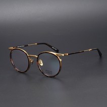OTGT 수제 예술 동그란 일본 금 뿔테 안경 테 안경태 연예인 윤종신 김성주 피오 이동휘 송민호 유아인 뷔