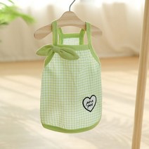 토이푸들 옷 소형견 환절기 마실룩 비숑 시바견, 그린