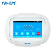 경보기 문열림센서 동작감지기 도어알림 TOWODE K52 WIFI GSM 경보 시스템 보안 홈 4.3 인치 TFT 컬러 디스플레이 다양한 감지기가있는 무선 도난, 협동사, K52 알람 호스트
