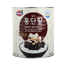 fm)동서 리치스 통단팥 3KG 카페 업소용 식자재 빙수팥, 1개