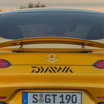 모닝꾸미기 캠핑카 익스테리어 스티커 유치원버스, 중형, 레드