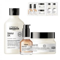 손상염색모발용 로레알 메탈 디엑스 샴푸300ML + 마스크 250ML 오일 50ML 트리오 3종 추석세트