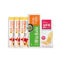 마데카솔 연고 1개 + 핑크퐁 센텔레이즈 연고 3개 + 지우개 밴드 1개, 1세트