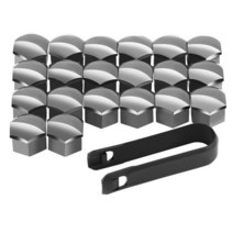 자동차 볼트 너트 자동차 휠 너트 캡 보호 커버 17mm 아우디 A3 A4 B6 B8 B7 B5 B9 A6 C5 C6 C7 A5 Q5 Q7, 02 GRAY