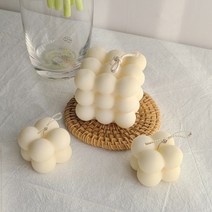 오브제캔들 필라캔들 7종 모음 더네이처하우스, 프렌치라벤더, 1.구름(150g 6x6cm)