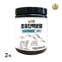 라이브잇 다담 웰푸드 초유단백 분말 100%, 100g, 20개
