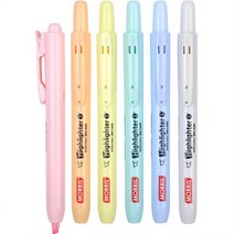 모리스 노크식 형광펜S - 마일드 주황, 상세설명 참조, 없음