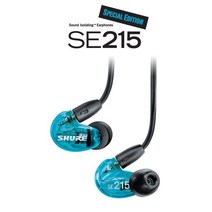 SHURE 슈어 SE215 다이나믹 드라이버 인이어 이어폰 블루