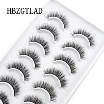 무대용 분장 인조 깃털 속눈썹 10 쌍 3d 밍크 가짜 자연두꺼운 눈 솜털 메이크업 러시아어 eyelahses 아름다움 확장 재사용 가능한, 10쌍 x-118