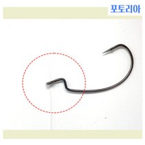포토리아 광어다운샷채비 와이드갭훅 스트레이, 와이드 훅 4／0, 1개