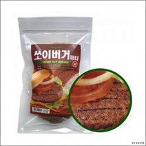 240g 콩패티 식물성 비건 패티 햄버거 콩고기버거, R 1