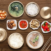 유기 그릇 반상기 놋 세트 방짜 놋쇠 예단 1인 궁중 밥공기 젓가락숟가락 놋수저 잔술잔추천, 달오목식기1인