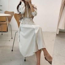 엘레스 트렌치원피스 셔츠원피스 오버핏 가을원피스 긴팔원피스 여성원피스 롱원피스