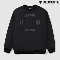 데상트 남성 머슬레저 맨투맨 SN121THT16 BLK