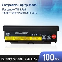 레노버배터리 skower 노트북 배터리 lenovo thinkpad x230 x230i x230s t440p t540p w540 l440 l540 t420s t420si 호환, t440p(45n1152)