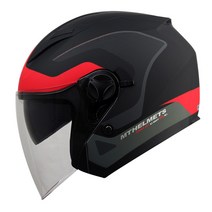 MT 오픈페이스 오토바이헬멧 바이크 스쿠터, 볼레바드, XL, 크로스로드블랙