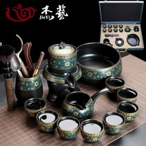 자사호 작가호 다도세트 가정용, 자동 다기 [금전화] 8잔 + 다도 (선물세트)개