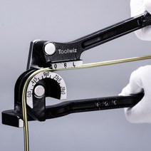 자동밴딩기 PP PET 밴드 밴딩기 밴딩 머신 기계 1/4 ”5/16" 3/8 "6 8 10mm 브레이크 라인 구리, 한개옵션1, 02 3 size black