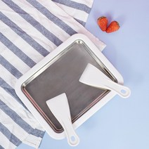 철판아이스크림기계 인스턴트 스크림 기계 얼음 튀김 롤러 플레이트 요구르트 메이커 플라스틱 주걱 동결, 한개옵션0