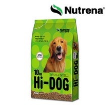 뉴트리나 하이도그 10KG 1살이상의 성견용 애견사료 대용량 애견사료, 단일속성