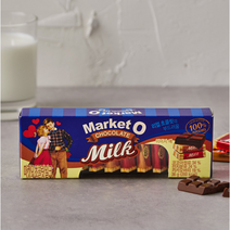 마켓오 초콜릿 밀크36g 사무실 간식 아이 당충전 등산 골프 간식, 12개, 36g