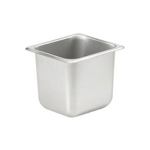 카라신 6분의1 스텐 밧드 반찬보관용기 뚜껑 밧트 6과 덮개 찬통, 1개