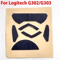 로지텍 G302 무선 마우스 화이트 블랙 미끄럼 방지 스티커 용 피트 스케이트 패드 판매 1 세트, 01 G302 G303_04 10set