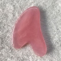얼굴괄사 턱 마사지기 괄사기 림프절 경락기구 괄사빗 맛사지 안마기 심장 모양 스파 밀랍 긁는 스크레이퍼 침술 보드, 바구아 화이트