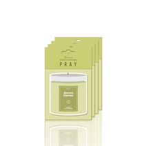 다용도 친환경 차량용 종이 방향제 탈취 냄새제거 4개입 25g, 02.레몬라벤더x4ea