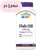 홈쇼핑 21세기센트리 피쉬오일 1200mg 오메가3 360mg 90캡슐, 1개, 90개