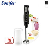 업소용 반죽기 빵 스피드 핸드 블렌더 전기 푸드 믹서 스무디 컵 포함 주방 야채 과일 교반 고기 분쇄기, 한개옵션1, 01 EU 플러그