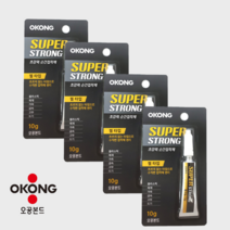오공 산업 접착용품 슈퍼스트롱 젤타입 10g 1pc