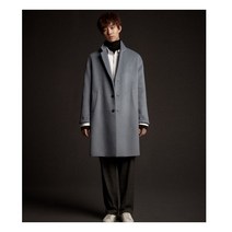 [앤듀] 남성)핸드메이드 캐시혼방 싱글코트(O184CT100P)