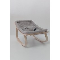 자연 나무 흔들 아기 잠자는 침대 요람 의자 스윙 어린이 신생아 보육 출산용품, 1. Gray