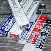 펜텔 비쿠냐 엑스 단색볼펜 0.7mm 리필심 1다스(10개), 블루, 본상품선택