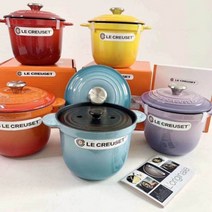 르 쿠르제 고메밥솥 전골 주물냄비 18cm 냄비밥 7종색상, 빨강