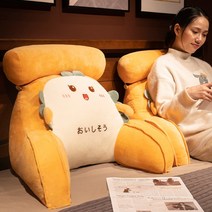침대헤드보드 침대헤드 싱글 더블 퀸 원목 프레임 가죽 엔틱 침대 옆 소프트 백 대형 쿠션 베개 기숙사 학생 독서 소파 허리, [06] 짙은 회색 허스키, [01] 중형 쿠션  헤드레스트 603520cm 독립라