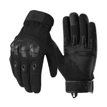 OZERO 오토바이 통풍 전체 손가락 레이싱 터치 스크린 장갑 군사 전술 촬영 등반 전투 자전거 모터, M, 베이지