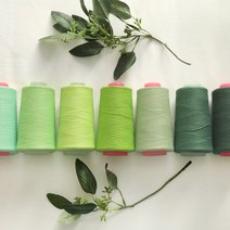 천팜 40수 2합 재봉실 그린 12color, 147 연카키