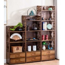 문갑 서랍 반닫이 돈궤, 호두색 3단 서랍장 42cm