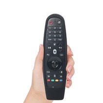 Sika 실리콘 케이스 LG 스마트 AN-MR600 원격 제어 커버 AN MR650 OLED TV 매직 AN-MR18BA 19BA 20GA, 01 Black