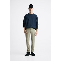 독일 자라 ZARA 스키니 치노 팬츠 - 카키 103356