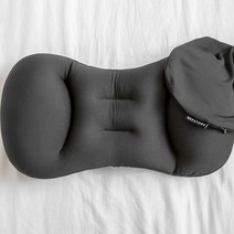 비스토어 빨아쓰는 컴팩트 꿀잠베개, 매트블랙