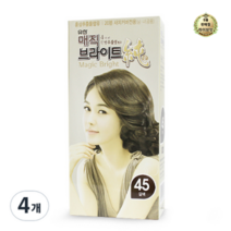 라이브잇 유한양행 매직브라이트순 염색제, 56개, 45 갈색