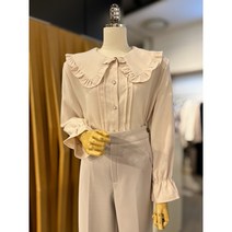 ab.fz 프릴 카라 라운드 블라우스 ABXX1HB33A1 US