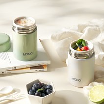 MONO togo 푸드자 보온 죽통 소형 텀블러, 글로시민트